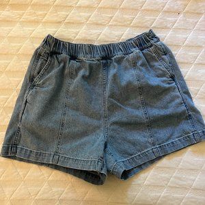 Madewell - Denim Easy Pull-On Shorts in Rathmore Wash